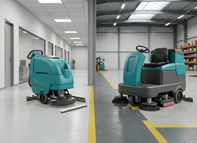 Walk-Behind vs Ride-On Floor Scrubber: Which One Is Right for Your Facility?