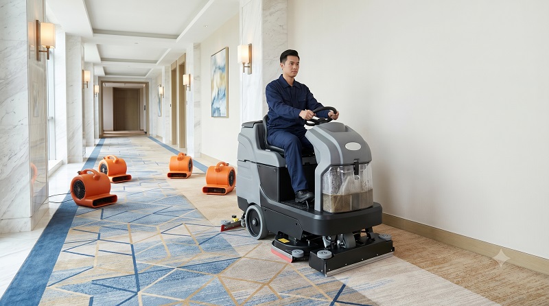 How to Drastically Reduce Carpet Drying Time in Hotels and Offices