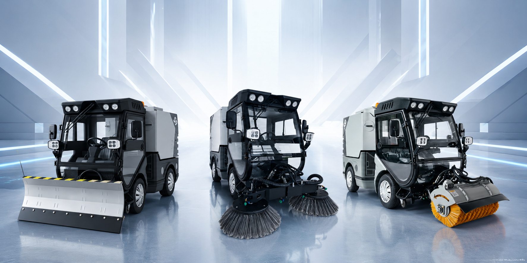 Sweeper with Snow Removal